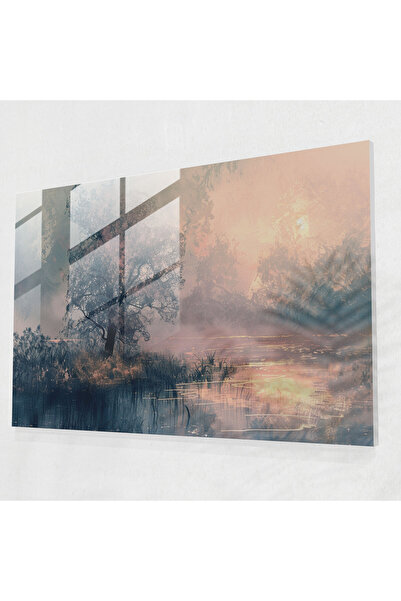 Popcas Dreamscape Glass Print - Post-Impressionism, Wall Decoration, Modern A...