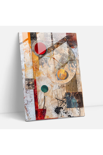Popcas Dadaism Glass Art Wall Decoration - Dadaism, Modern Art, Glass Art, Wa...