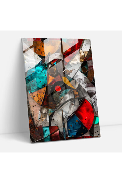 Popcas فن الجدار الزجاجي Dadaism، تكوين فوضوي، Dadaism، فن الجدار الزجاجي، فن...