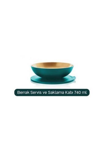 Tupperware Berrak Green-gold Storage Container 750ml Esc
