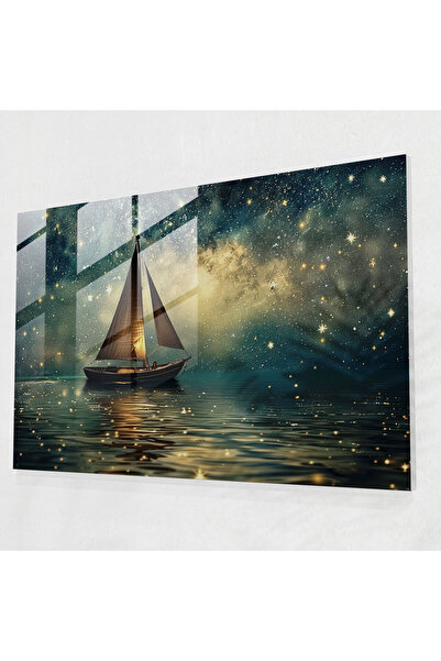 Popcas Starslit Sea Glass Wall Art, Post, Impressionism, Home Decor