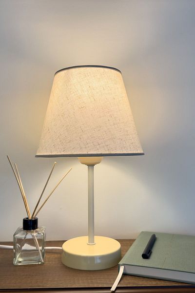 Vivido Home Dora Fabric Cream Lampshade