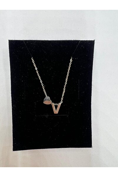 Meyra Accessories قلادة فضية من الفولاذ المقاوم للصدأ غير قابلة للتشوه - تفاصيل أنيقة، هدية، قلب