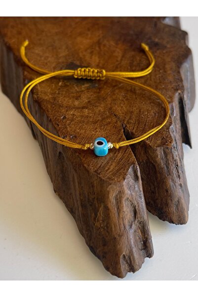 Rupen Kraft 14 Ayar Altın Dorika Toplu Bileklik Cam Nazar Boncuklu Altın Bile...