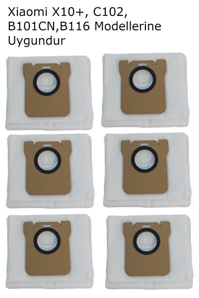 küche&haus Pachet de 6 saci de praf Xiaomi - X10, X20, Mijia Omni2, model Omni 1s (C102 CN, B101CN B116)