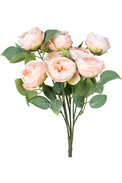 Yapay Çiçek Deposu زهرة صناعية 10 فروع كاتالينا روز 45 سم سلمون