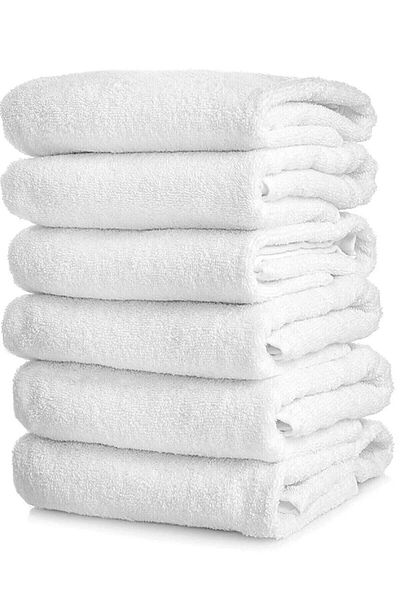 mihriban Beyaz Hotel Group - Bathroom - Sauna Towel 6 Pieces Cotton 70x140 Cm
