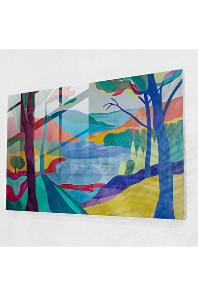 Popcas Henri Matisse Glass Print Abstract Landscape, Henri Matisse, Wall Deco...