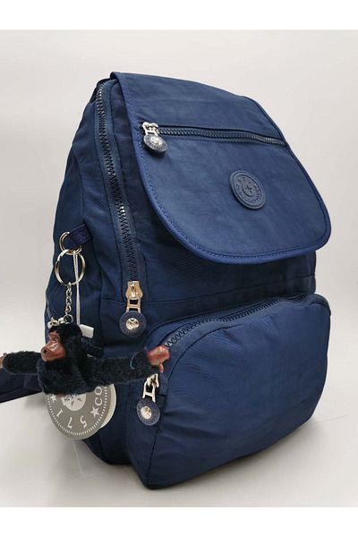 571 Collections Çanta Navy Blue Women's Backpack - Ultra Light and Waterproof