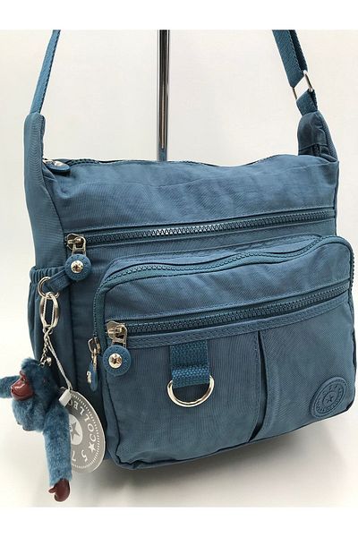 571 Collections Çanta Geantă de umăr pentru femei Blue Cross Strap