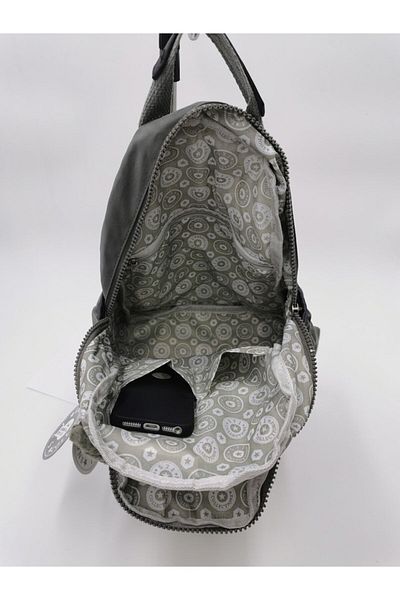 571 Collections Çanta Black Women's Sports Bag - Small Size with Hem, Back and Chest Detail