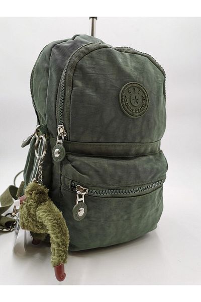 571 Collections Çanta Green Women's Sports Bag - With Hem, Back and Chest Detail, Young Size