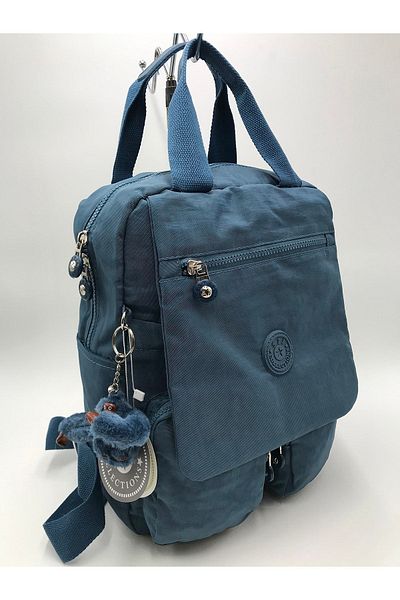 571 Collections Çanta Rucsac și geantă de mână unisex albastru cu două funcții, ultra ușoare, impermeabile