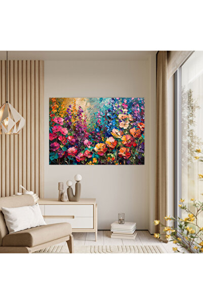 Popcas Leonid Afremov Çiçek Bahçesi Kanvas Tablo, Leonid Afremov, Kanvas Tablo, Duvar Sanatı