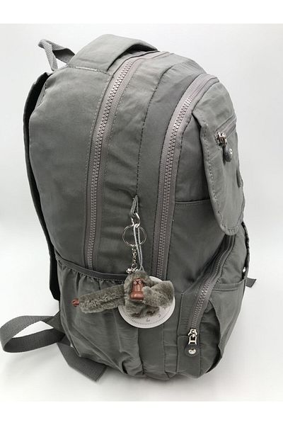 571 Collections Çanta Unisex Γκρι Ultra Light Αδιάβροχο Σακίδιο Πλάτης - Μεγάλος Όγκος, Πολλαπλές Τσέπες