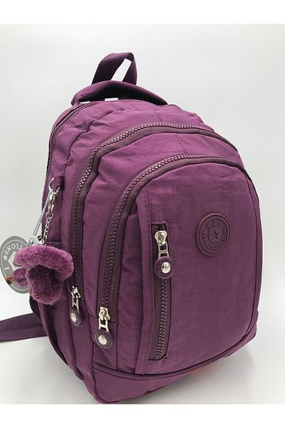 571 Collections Çanta Εξαιρετικά ελαφρύ και αδιάβροχο Unisex μωβ σακίδιο πλάτης μεσαίου μεγέθους