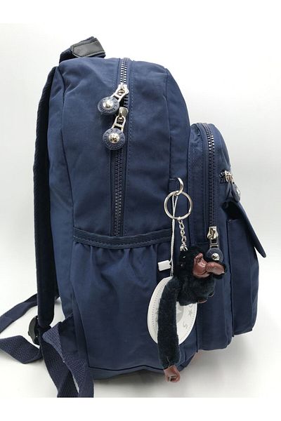 571 Collections Çanta Ultra Light Navy Blue Backpack - Multi Pocket and Waterproof