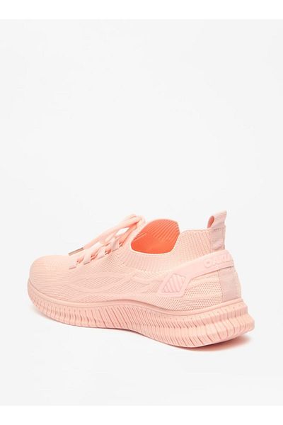 Oaklan by Shoexpress Textured Slip-On Trainer Shoes with Lace Detail