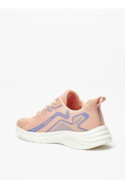 Oaklan by Shoexpress Textured Lace-Up Trainer Shoes