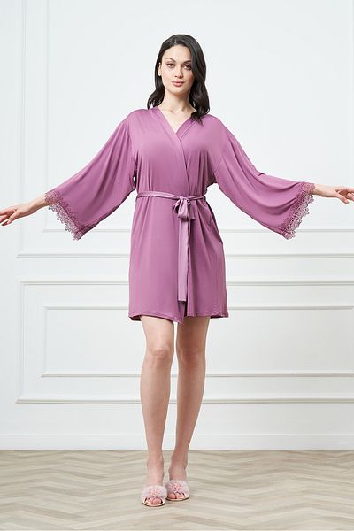 GIONA Micro Fabric Nightgown and Dressing Gown Set