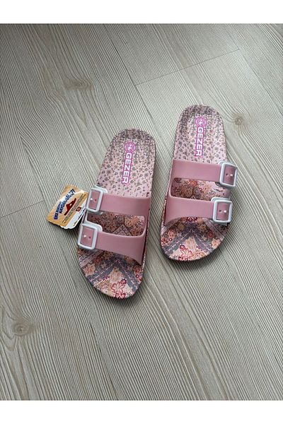 Home Beach, Pool and Street Slippers with Anatomical Sole - Adjustable Buckle