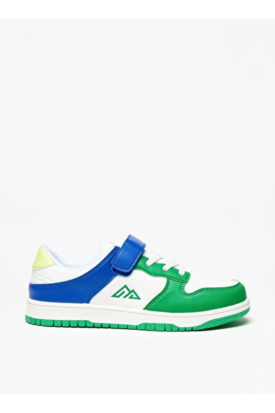 Oaklan by Shoexpress Panelled Sports Shoes with Hook and Loop Closure