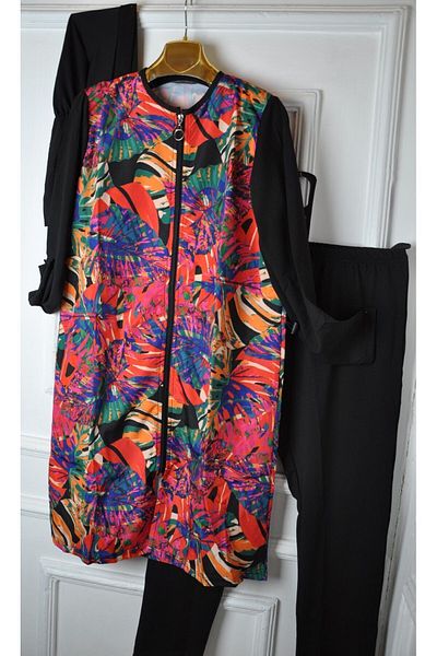 elma abone Digital Patterned Swimsuit