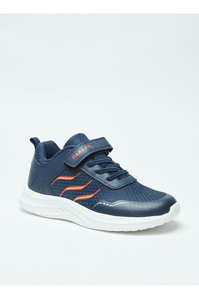 Oaklan by Shoexpress Panelled Walking Shoes with Hook and Loop Closure
