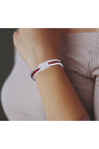 AiryFooT Crystal Stone Magnet Bracelet - Clip Detail