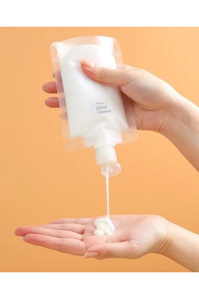 CMT 100ml Cream Shampoo Container - 3 Pieces Reusable Set