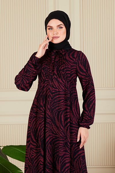 fistan Nevrül Mevlana από την Robadan - Hijab φόρεμα με καμπάνες, βαμβακερό φόρεμα προσευχής από βισκόζη