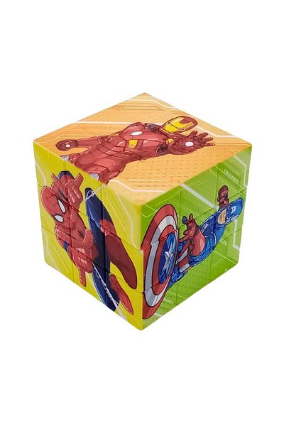 Dünyadan Hediyeler Super Hero Magic Cube Puzzle Magic Cube - 5.5 X 5.5cm No.4