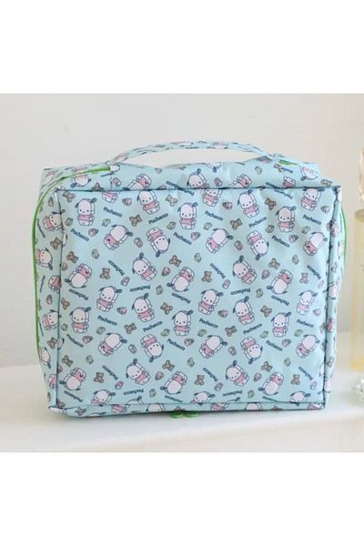 synshop Geantă organizatoare de machiaj și călătorie pentru păpușă Sanrio Pompompurin Pochacco