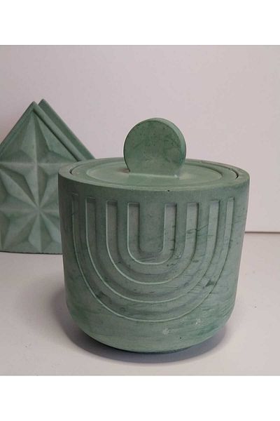 KARRA Spice Bowl Concrete Sugar Bowl