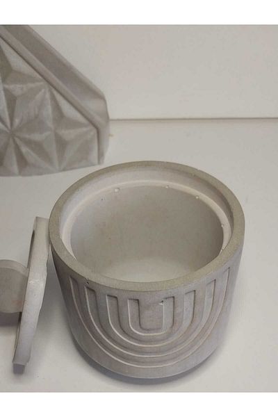 KARRA Spice Bowl Concrete Sugar Bowl