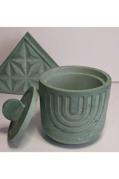 KARRA Spice Bowl Concrete Sugar Bowl