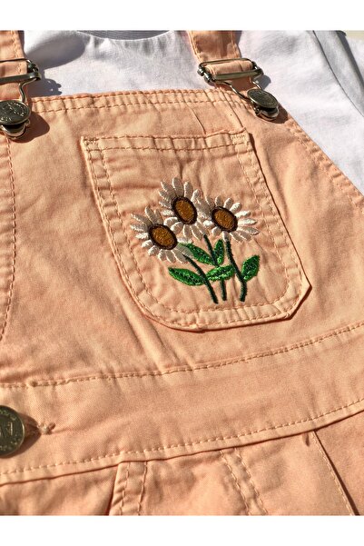 Dijitex Girl's Linen Salope CJ - Girik Kids Linen Shorts