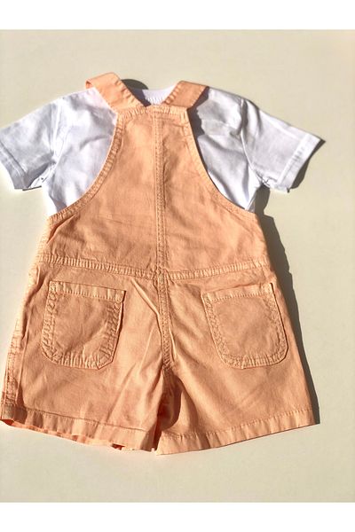 Dijitex Girl's Linen Salope CJ - Girik Kids Linen Shorts