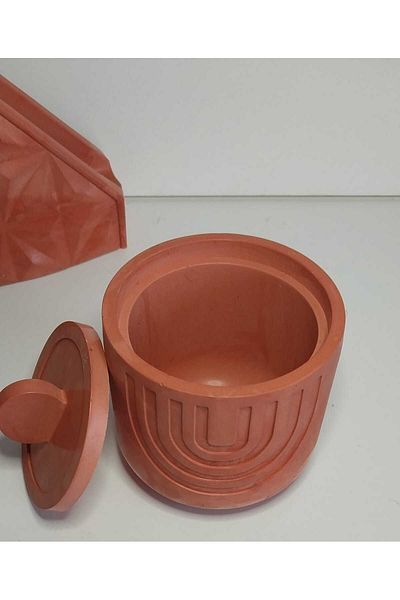 KARRA Spice Bowl Concrete Sugar Bowl