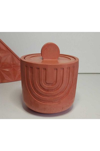 KARRA Spice Bowl Concrete Sugar Bowl