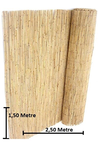 tunalar Bambu Kamış Hasır 1,50 Metre X 2,50 Metre