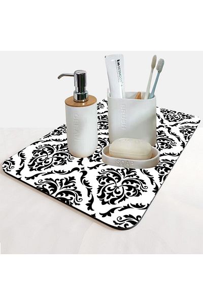 Else Dekor Χαλάκι παρουσίασης Organizer μπάνιου με μοτίβο Cosmetic Jewelry Mat Organizer