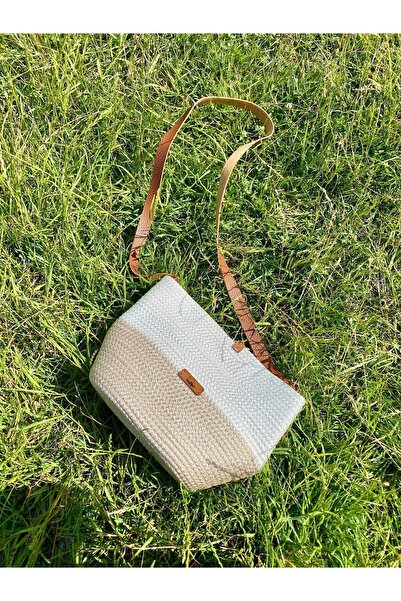 MS Glassware Two Color Twist Design Women's Shoulder Bag - Wicker House