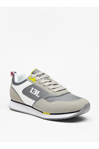 LBL by Shoexpress Men's Panelled Low Ankle Lace-Up Sneakers