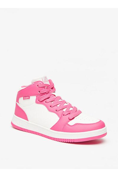 Kappa Women's Panelled High Top Lace-Up Lightweight Sneakers