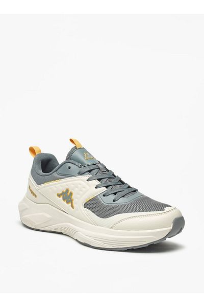 Kappa Men's Textured Sports Shoes with Lace-Up Closure