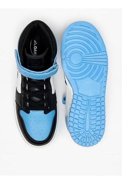 Oaklan by Shoexpress Panelled High-Top Sneakers with Hook and Loop Closure