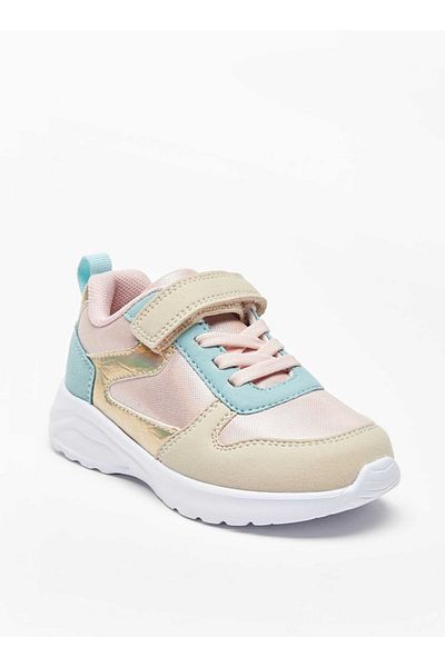 Flora Bella by Shoexpress Panelled Sneakers with Hook and Loop Closure
