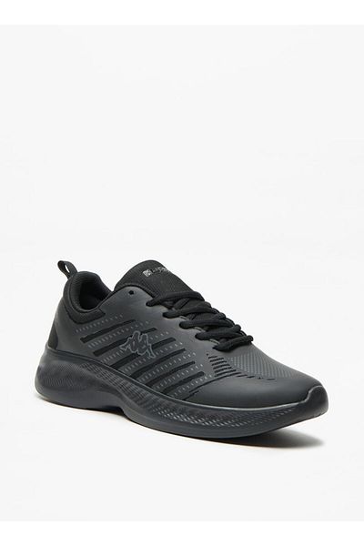 Kappa Men's Textured Sports Shoes with Lace-Up Closure