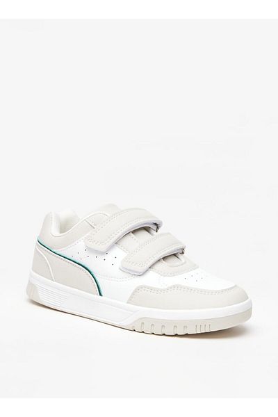 LBL by Shoexpress Panelled Sneakers with Hook and Loop Closure